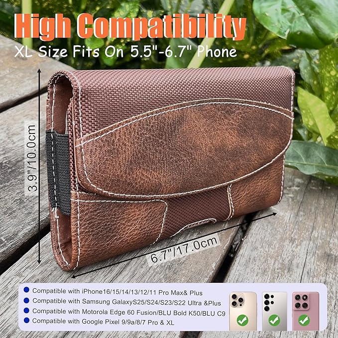 Leather Phone Holster for Men - Image 2