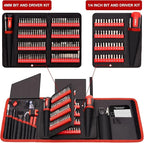 STREBITO Precision Screwdriver Set 191-Piece Multi-Bit Screwdriver 1/4 Inch Nut - Image 5