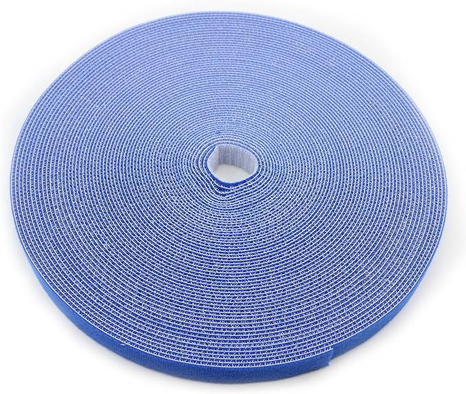 Reusable Fastening Tape Cable Ties 3/4 Inch Double Side Hook Roll by SAISN