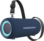 Passau Portable Bluetooth Speakers 40W Peak Loud Stereo Sound, Passive by Passau