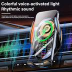 Wireless Car Charger, Cell Phone Car Mount 15W Fast Charging Auto Clamping - Image 7