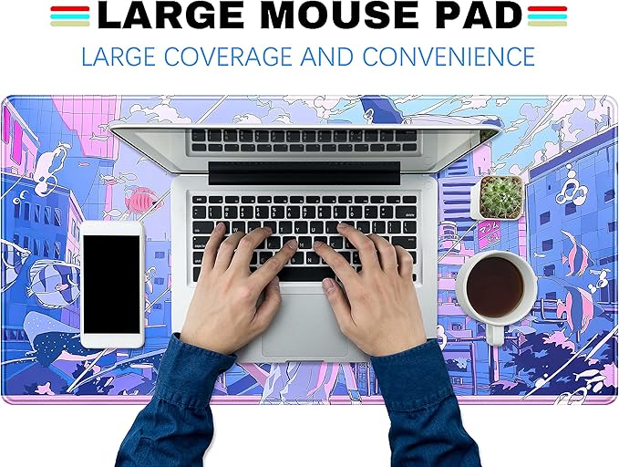 Anime Kawaii Desk Mat Mousepad Cute Japanese Large Gaming Mouse Pad XXL - Image 4