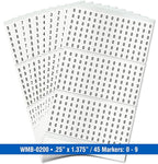 Premium Wire Marker Book for Cable Management, Vinyl-Coated, High-Tack Adhesive - Image 2
