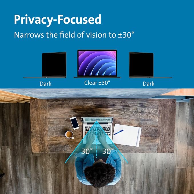 Kensington MagPro™ Magnetic Laptop Privacy Screen 15.6 inch, Removable 16:9 - Image 3