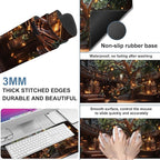 Large Mouse Pad Old Library Gaming Desk Pad Computer Keyboard Non-Slip - Image 2