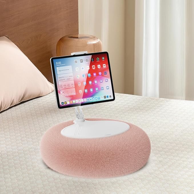 KABCON Pillow Tablet Stand for Kindle, 360°Adjustable Aluminum Pole Phone Holder - Image 5