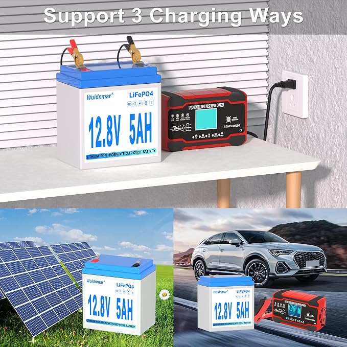 12V 5Ah LiFePO4 Battery, Lithium Battery - Image 4