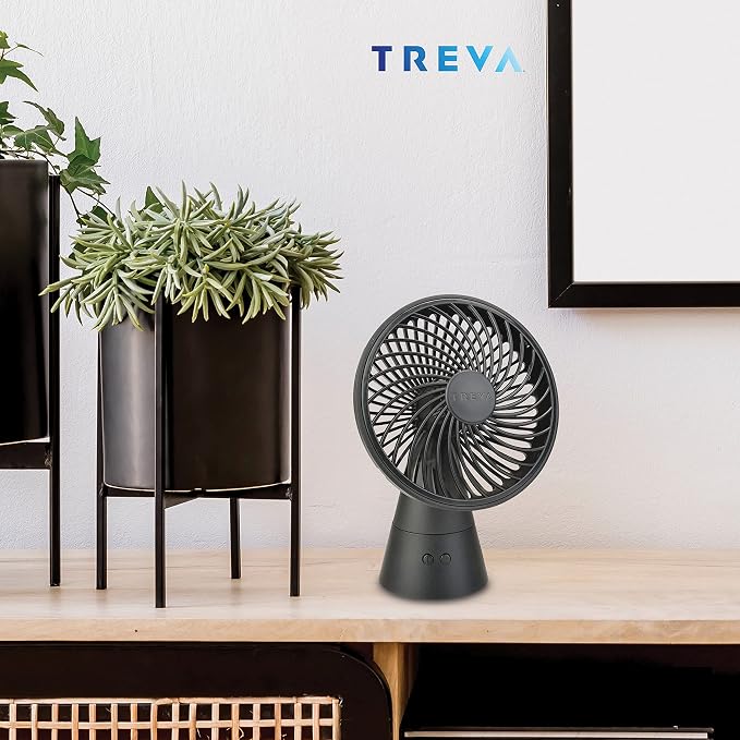Treva 5 Inch Rechargeable Oscillating Fan - Image 8