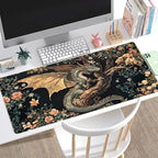 Desk Mat Cute Enchanted Forest Dragon Kawaii Mouse Pad XXL Large Extended - Image 2