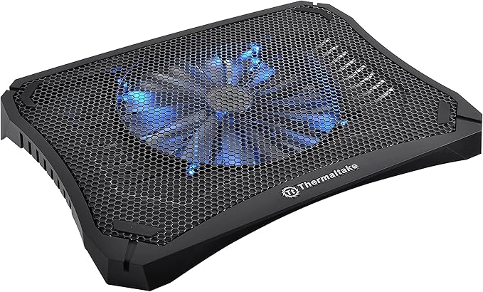 Thermaltake Massive V20 Steel Mesh Panel Single 200mm Blue LED Fan Adjustable by Thermaltake