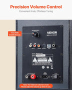 VEVOR Powered Bookshelf Speakers, 25W x 2, Active Studio Monitor Speaker - Image 5