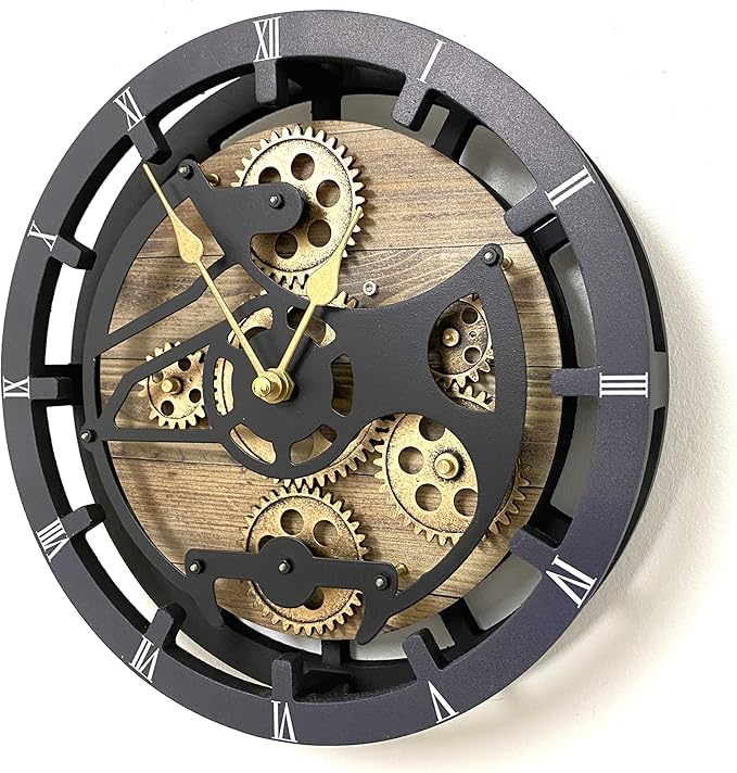 The Gears Clock Desk Clock 10 inches - Image 4
