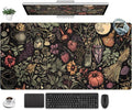 Desk Mat Botanical Witchery Mouse Pad Gaming Mat Dark Keyboard Mat, Long Mouse by Unknown
