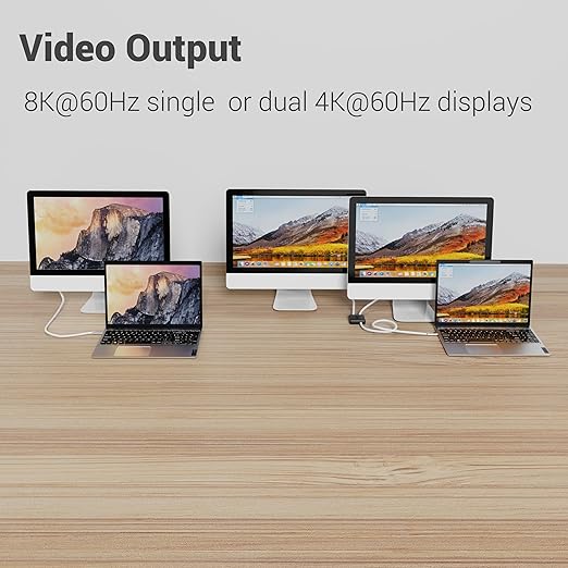 1 FT Short USB4 Cable 2 Packs, 240W USB C to USB C 40gbps Fast Charging - Image 4