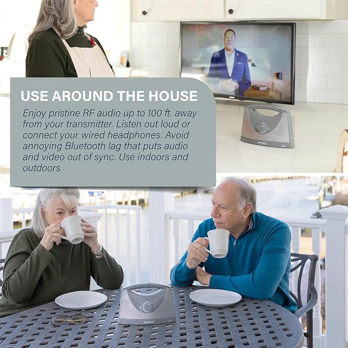Wireless TV Speakers for Hard of Hearing - Image 3