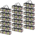 Lifewit CD Storage Bags 18 Pack, Front Window Zipper Design, Stackable Media by Lifewit
