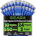 GearIT Cat 6 Ethernet Cable Pack by GEARit
