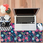 Colorful Flowers Gaming Mouse Pad 3mm Thick Stitched Edge Waterproof Non-Slip - Image 6