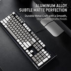 Hexgears GK735 Wired Full Size Mechanical Keyboard, Aluminum Housing Built - Image 4