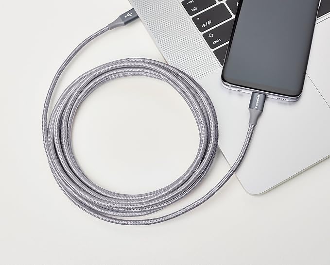 Amazon Basics USB C to USB C Cable, New Nylon USB C Charger Cable - Image 6