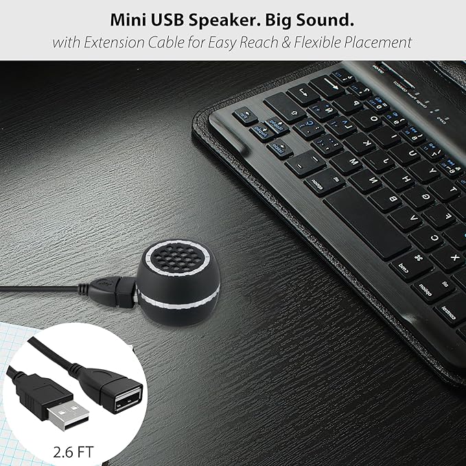 USB Mini Portable Speaker with USB Plug & Play and Bluetooth Connection - Image 7