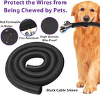 16.4ft 1/2inch Cord Cover, YCLYC Cord Protectors from Pets no Chew, Flexible - Image 3