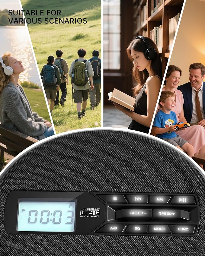 CD Player Portable with Speakers - Image 5