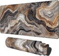 Large Mouse Pad Abstract Marble Gaming Desk Pad Computer Keyboard Non-Slip by Unknown