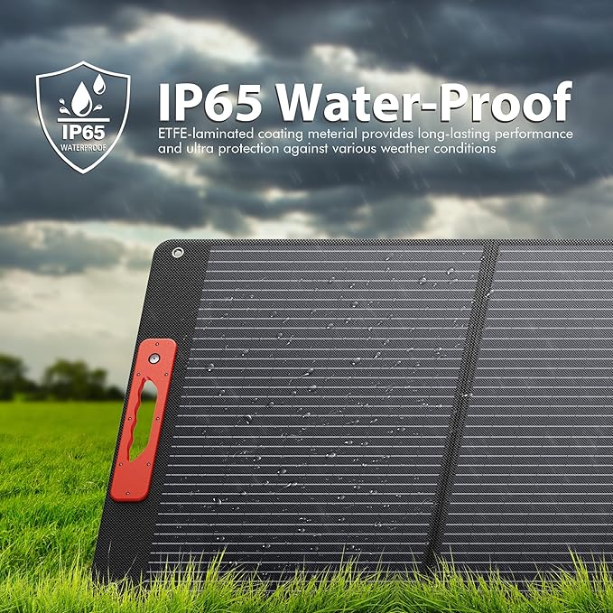 240W Portable Solar Panels for Power Station, Solar Angle Guide, - Image 5