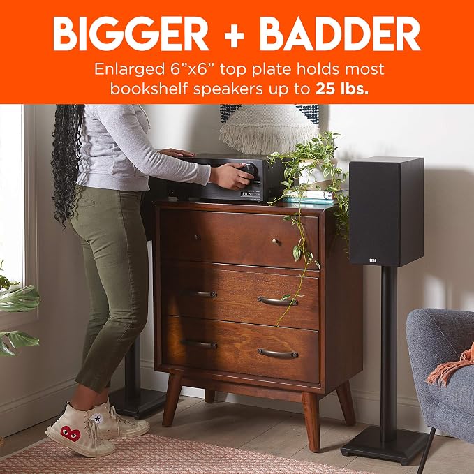 ECHOGEAR Premium Universal Floor Speaker Stands - Image 2