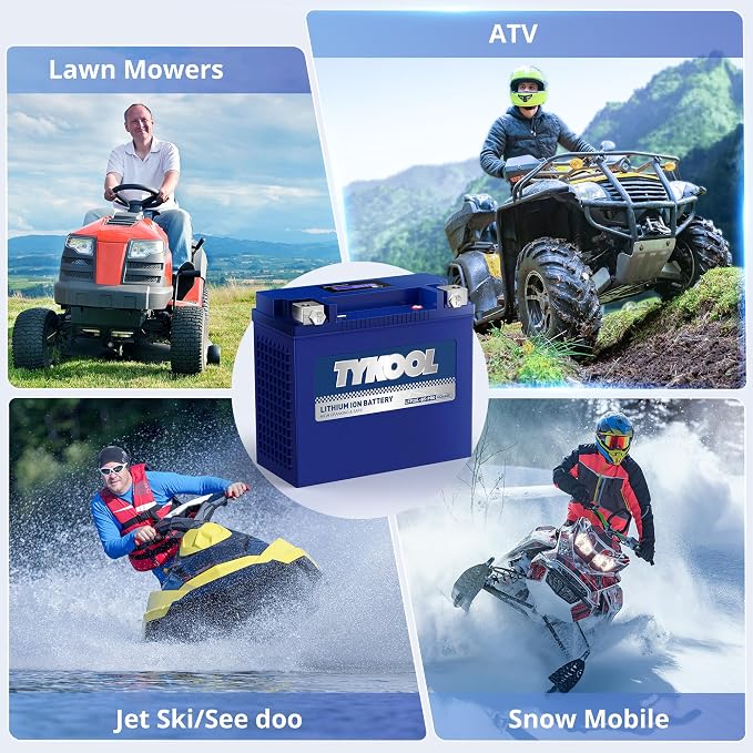 TYKOOL YTX20L-BS/YTX20HL/YB16CL-B High Performance LiFePO4 Lithium Motorcycle - Image 5