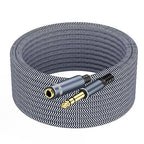 1/4 inch Extension Cable 30ft, 1/4" inch Male to Female Stereo Guitar Extension by GOSYSONG