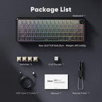 RedThunder K65 Wireless Mechanical Gaming Keyboard, Trip-Modes Connection - Image 8