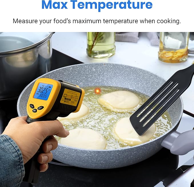 Etekcity Infrared Thermometer Temperature Gun 1080, -58°F to 1130°F - Image 8