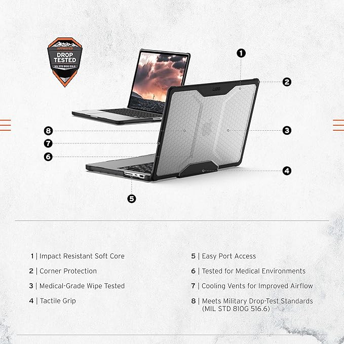 URBAN ARMOR GEAR UAG Designed for MacBook Pro 14 inch Case 2023-2024 M4 M3 - Image 3