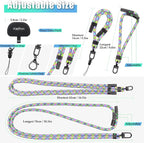 Universal Phone Lanyard with Wrist Strap, Adjustable Crossbody Cell Phone - Image 2