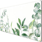 Eucalyptus Leaves Large Mouse Pad Green Plants Extended Gaming Mousepad by Mechanical+Cattle