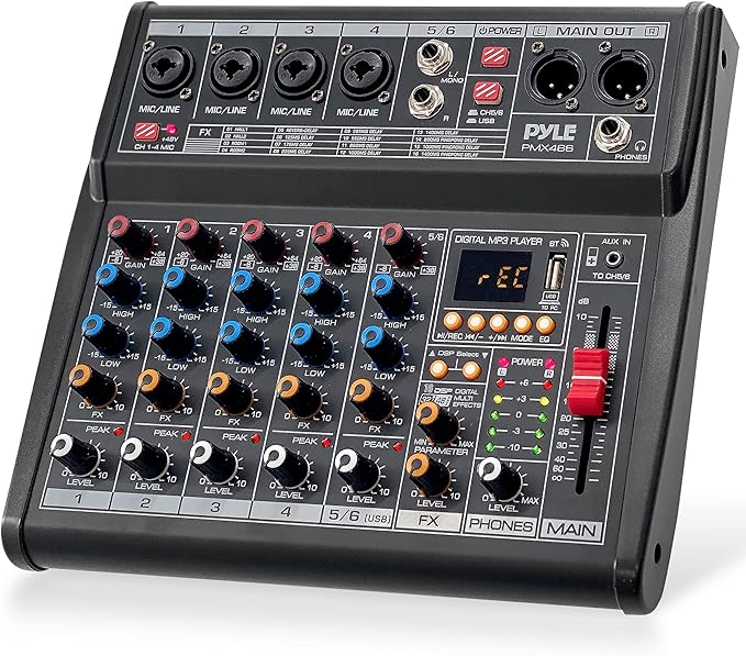 Pyle Professional Bluetooth DJ Audio Mixer by PyleUSA