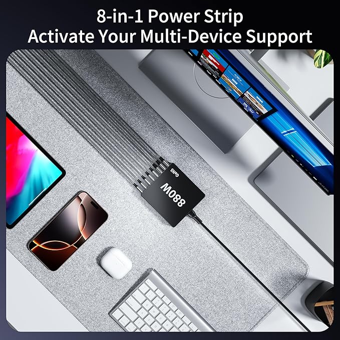 880W USB C Charger Block Charging Station 8 Port Fast GaN Chager 140W 160W PD - Image 2