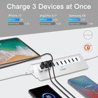 Powered USB Hub 10Gbps, 10 Port USB 3.1 Gen 2 Hub - Image 3