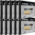 10 Pack Ritek BD-R XL BDXL 100GB Triple Layers 4X White Inkjet Hub Printable by Ritek