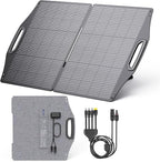 BigBlue 100W Solar Panel w/USB-C+USB-A & MC-4 Ports, IP68 Waterproof, Camping by BigBlue