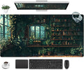 Green Plant Desk Pad Gaming Pad Extra Large Desk Mats Full Desk Mouse Pad XXL by Unknown