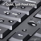 Kensington Pro Fit Ergonomic Wired Keyboard- Black - Image 5