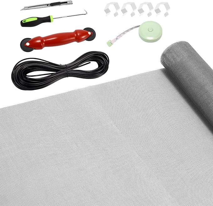FLYZZZ Window Screen Door Repair Kit, 7-in-1 Sliding Patio Door & Screen Door by FLYZZZ