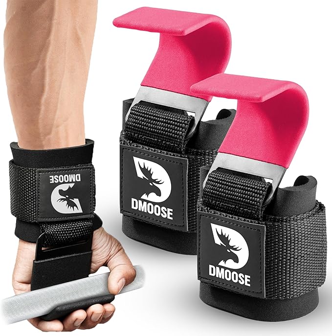 DMoose Fitness Weight Lifting Hooks by DMooseFitness