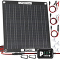 POWOXI 30W Solar Battery Charger: 12V Solar Car Battery Trickle Maintainer by POWOXI
