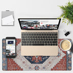 Vintage Style Rug Gaming Mouse Pad 3mm Thick Stitched Edge Waterproof Non-Slip - Image 4