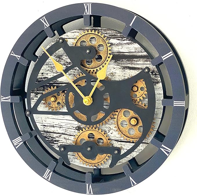 ImprovingLife The Gears Clock Desk Clock 10 inches - Image 3