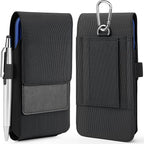 Mopaclle Nylon Phone Holster for iPhone 17 Pro iPhone 16 Pro 16e 15Pro 14 13 12 by MopacllePhoneHolster